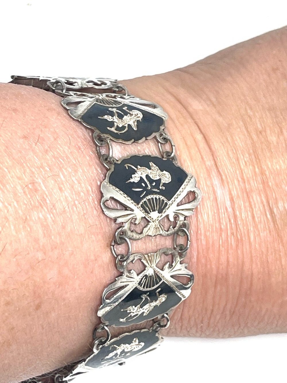 Siam Sterling Dancer Bracelet